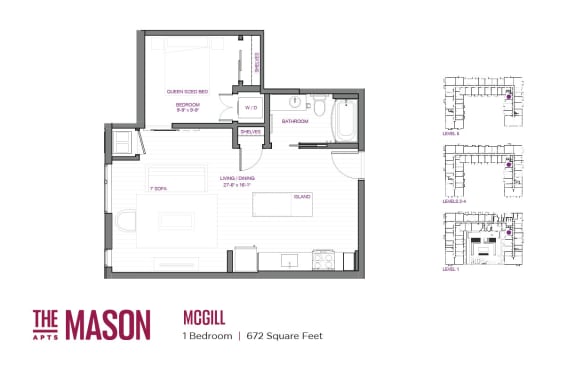 Mcgill Floor Plan at The Mason, St. Paul, 55114