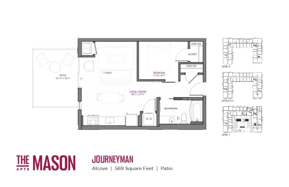 Journeyman Floor Plan at The Mason, Minnesota