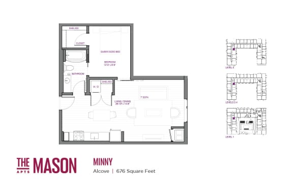 Floor Plan  Minny Floor Plan at The Mason, Minnesota, 55114
