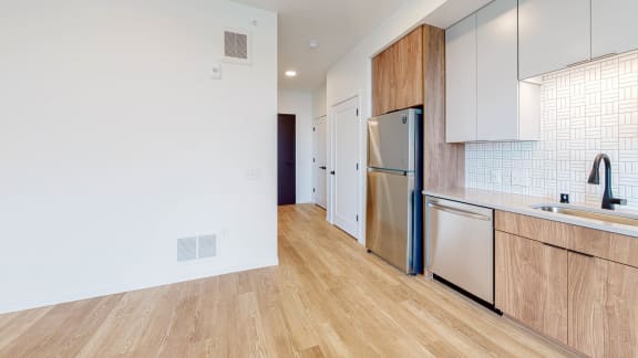 Separate Kitchen Areas at The Mason, St. Paul, MN, 55114