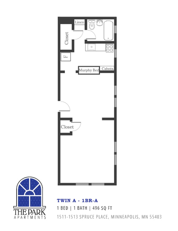 Studio, 1 & 2Bedroom Apts, in Downtown Minneapolis The Park