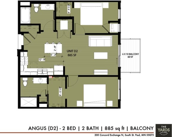 a floor plan of a house with a large terrace
