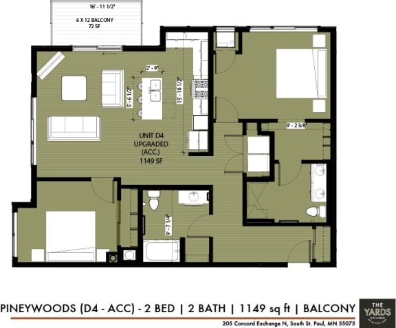 Floor Plan  Pineywoods (D4) - ACC