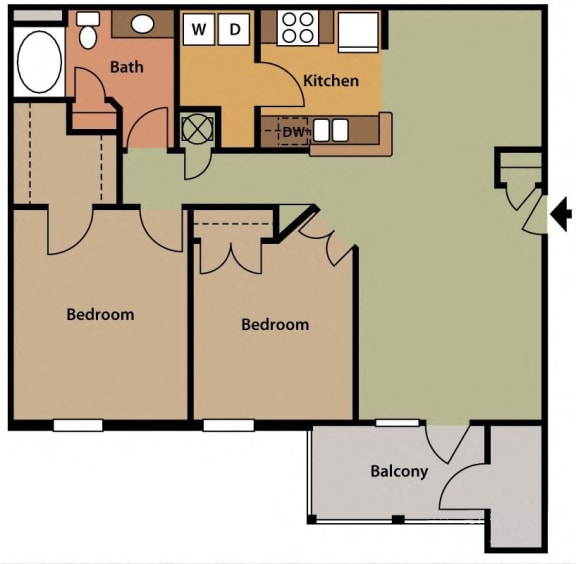 Floor Plans of Hampton Falls in Huntsville, AL