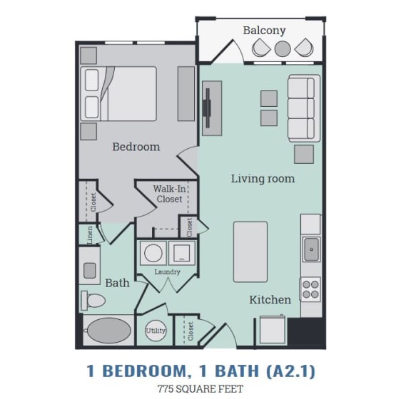 1 bedroom 1 bathroom apartment
