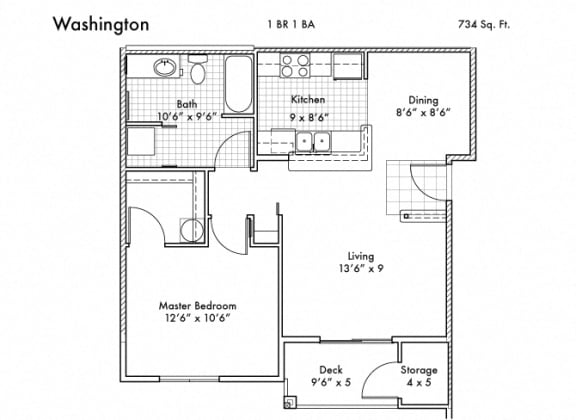  Floor Plan Washington