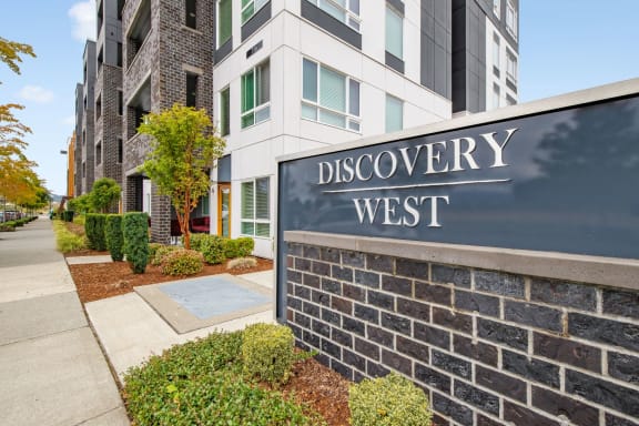 Discovery West Sign at Discovery West, Issaquah, WA
