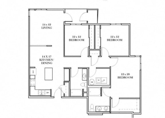 Floor Plan  Stamford Floorplan at Discovery Heights, Washington, 98029