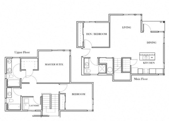 Warner Floorplan at Discovery Heights, Issaquah, 98029