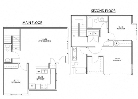 Floor Plan  Waterford Floorplan at Discovery Heights, Issaquah