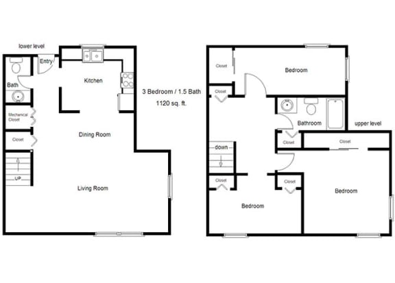 Cedar Hills_3 Bedroom Floor Plan