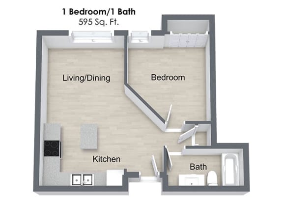 Floor Plans of Lonnie Adkins Court in St Paul MN
