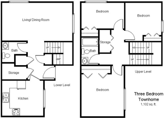 Mossy Oaks_3 Bedroom Floor Plan