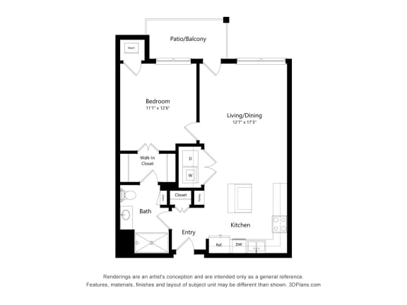 Centennial Crossings_Bedroom A2 Floor Plan