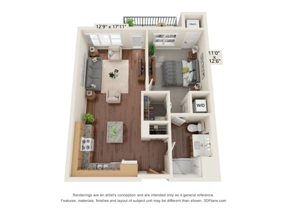 Floor Plan  Legacy Commons at Signal Hills_2D_1C