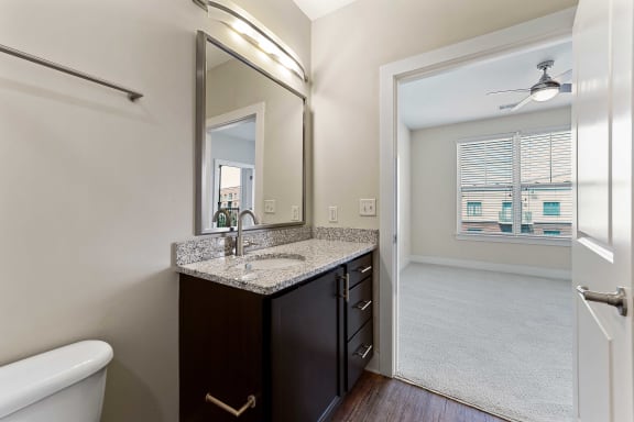 Upgraded Bathroom Fixtures at Mezzo 1 Luxury Apartments, North Carolina, 28211