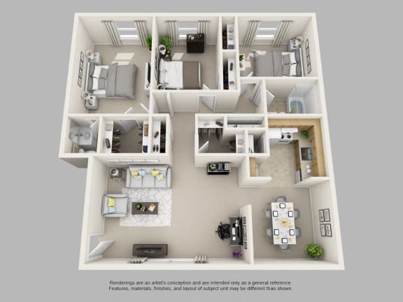 three bedroom apartment newport news va