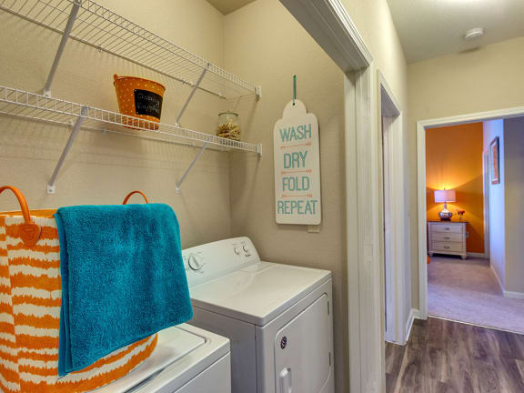 Washer and Dryer at luxury apartments in Charlotte NC