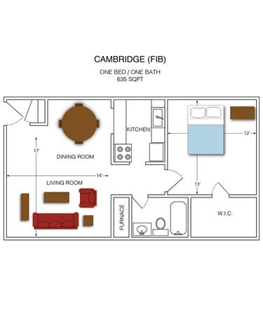  Floor Plan THE CAMBRIDGE