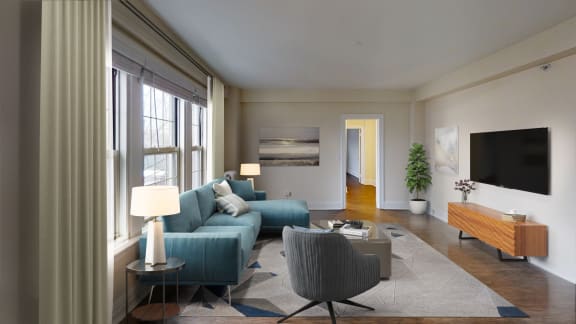 Sun filled Modern Living Room Sun filled Modern Living Room