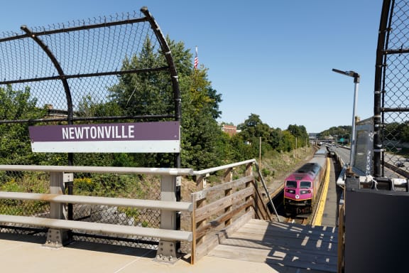 Newtonville MBTA Stop