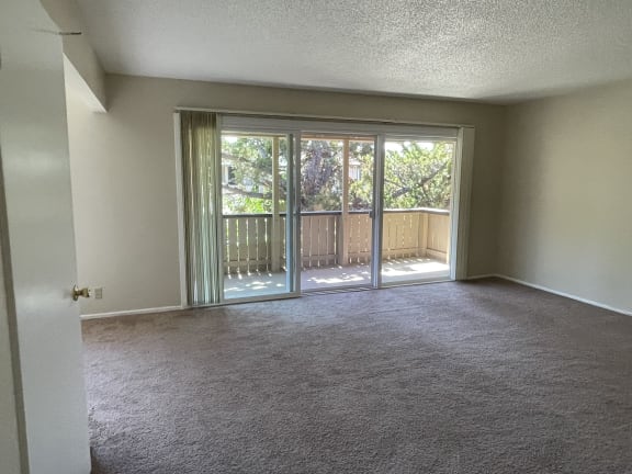 big balcony attached to living room area at The Orchard at Sunnyvale, Sunnyvale, 94087