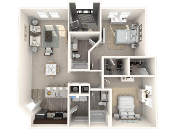 Palm Floor Plan at The Oasis at Manatee River, Florida, 34211
