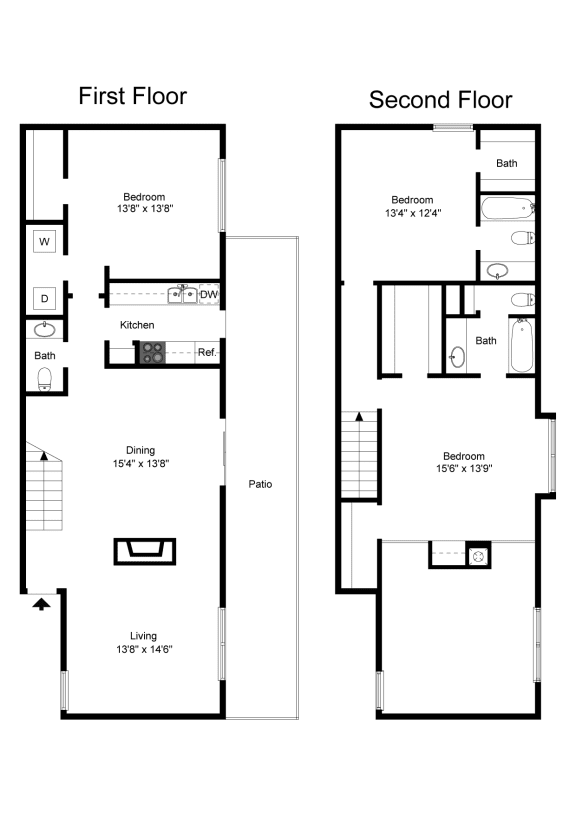 Floor Plan B10 at Davenport Apartments in Dallas, TX