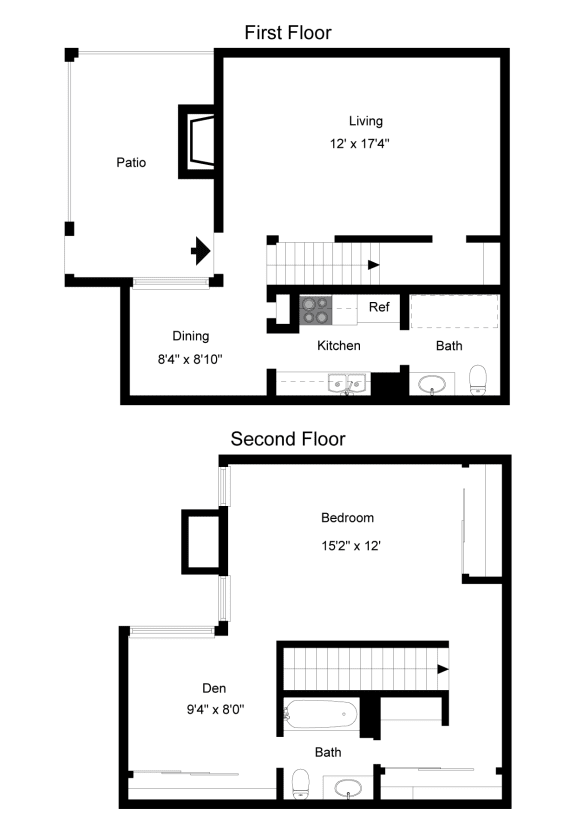 Floor Plan A13 at Davenport Apartments in Dallas, TX