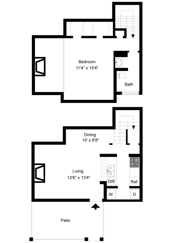 Davenport Apartments Floor Plan A5