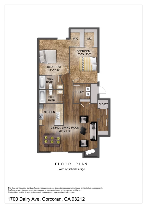 Floor Plans of Willow Lakes in Corcoran, CA