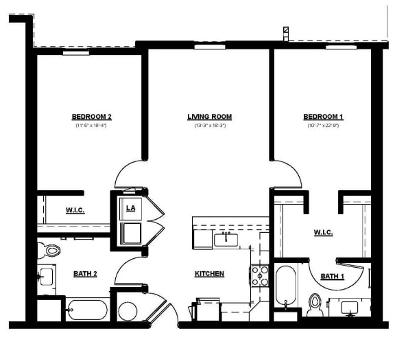 C2.7 Floor Plan C2.7 Floor Plan at Solace at Ballpark Village, Goodyear
