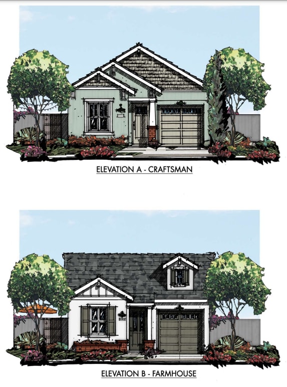 2 bed 2 bath Plan 2A Renderings at Mulberry Farms, Prescott Valley, 86327