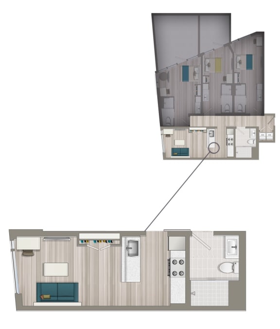 a floor plan of a house