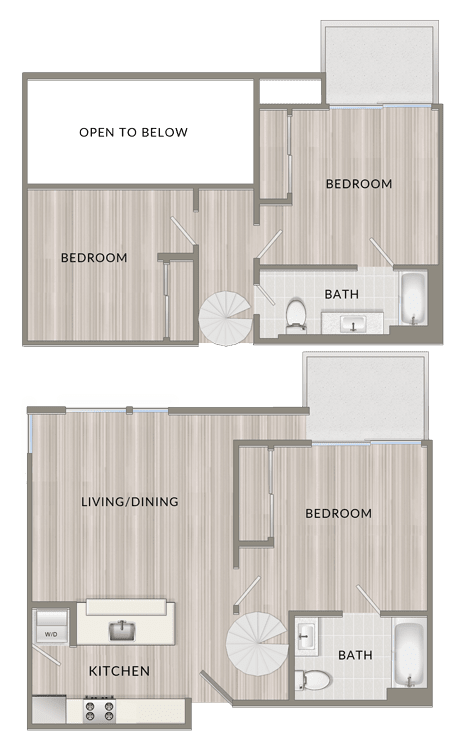 Unfurnished Three Bedroom Loft D1 Unfurnished Three Bedroom Loft D1