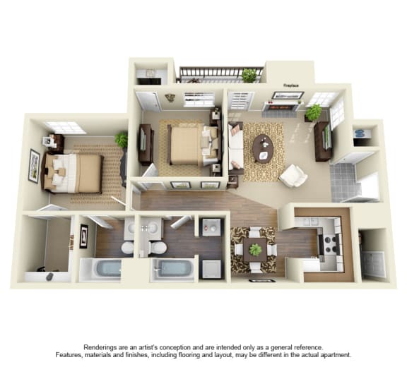 Floor Plan  Now leasing 1 &amp; 2 Bedroom Apartment Homes with Appliances Included. Riverside Park Apartments Tulsa, Oklahoma.