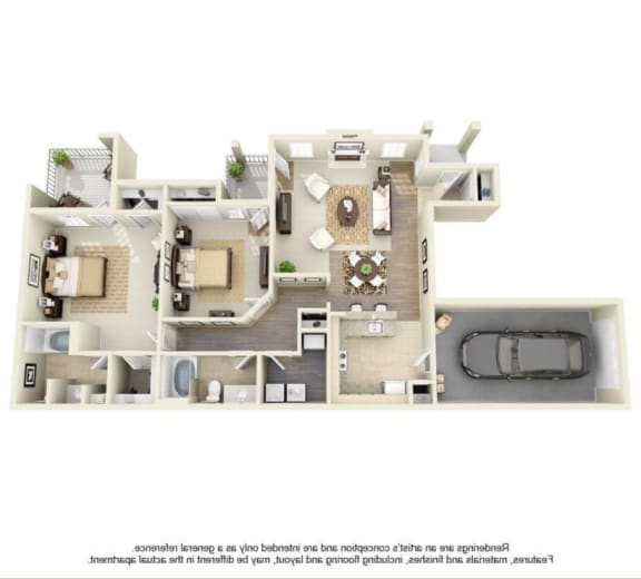 Floor Plans of SaddleBrook in Dallas, TX