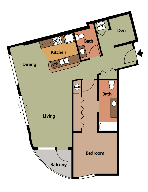 1 & 2 Bedroom Apartments in North Portland Maddox Apartments