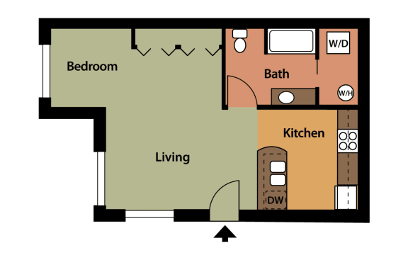 S3 Floor Plan at Maddox Apartments