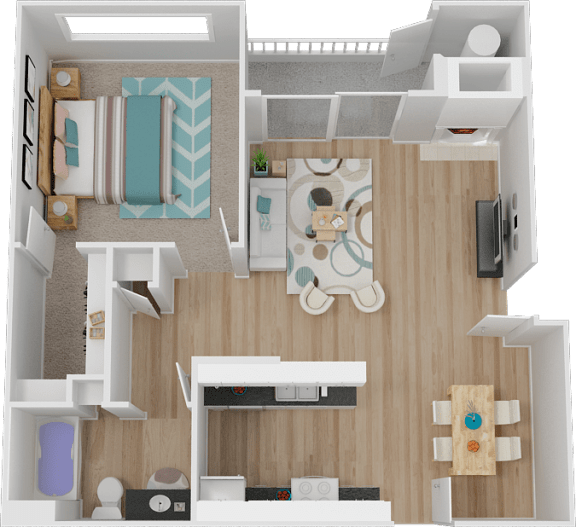 Floor Plan 3  at Marina Village Apartments