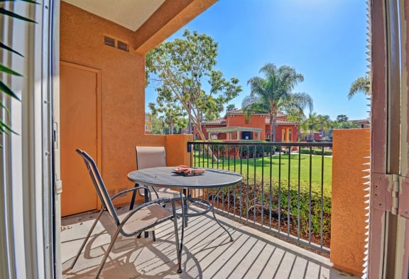 Private Patio/Balcony, at Missions at Sunbow Apartments, 5540 Ocean Gate Lane, CA