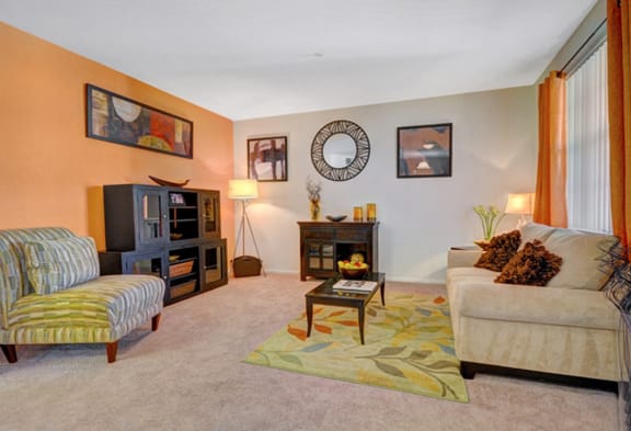 Modern Living Room at Greenfield Village, California, 92154