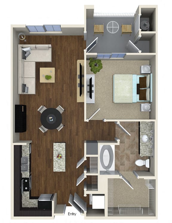 A2 Floor plan, at SETA, CA, 91942