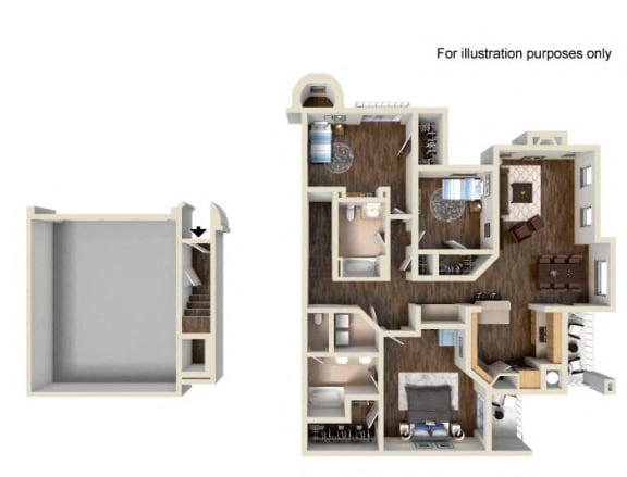Floor Plan  Residence Four Upper