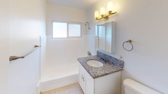 Bathroom at Sylvan Gardens Apartments, Van Nuys CA