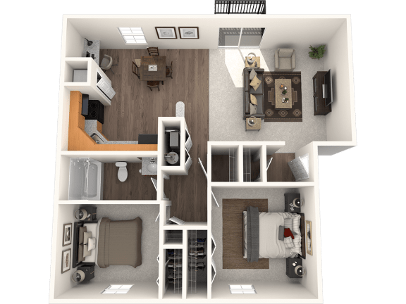 Archers Pointe Two Bedroom Apartment