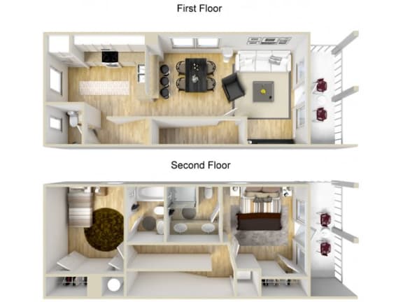 Floor Plan  2-2.5A