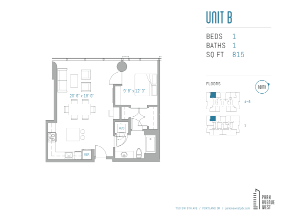 PAW Floor Plan_Unit B