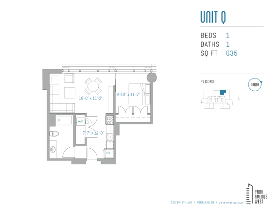PAW Floor Plan_Unit Q