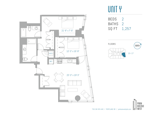 PAW Floor Plan_Unit Y